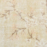 Faded beige classic vintage rug