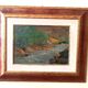 Oil painting on cardboard, dated and unsigned, late 19th century, Italian school