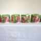 Barbotine Vintage Fruit Tea Set for 6 People