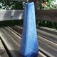 Geometric speckled glazed ceramic vase