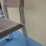 Lot of 4 metal chairs