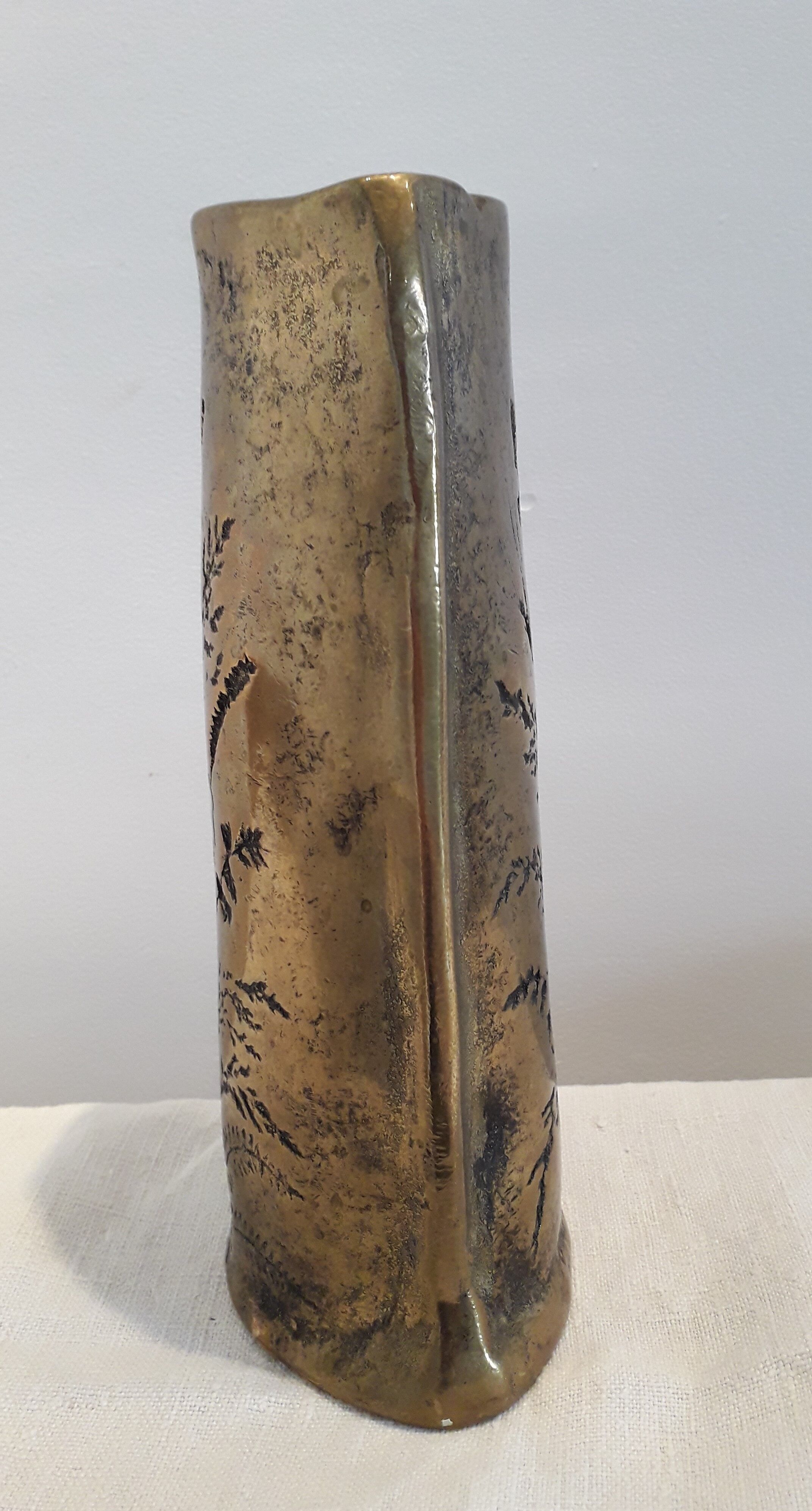 Vintage Gilde Handwerk brass vase