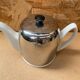Old teapot salam thé guy degrenne white ceramic + stainless steel vintage