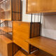 Modular wall unit on a stand by Silverschild Germany, 1950.