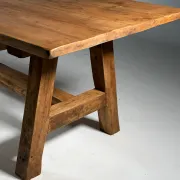 Grande table de monastère en bois style campagnard 298 cm