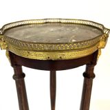 Louis XVI style marble and brass gueridon, 19th century
