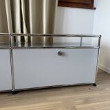USM Haller TV cabinet in Light Grey