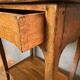 Louis XV style bedside table in cherry wood