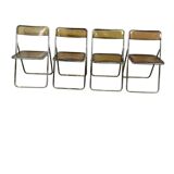Set of 4 vintage 'plia castelli' chairs