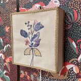 Applique embroidery, Scandinavian design, 1950s