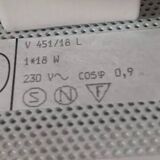 Pair of vintage wall lights, brass and white perforated metal, Hans Agne Jakobsson