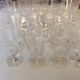 Lot of 17 crystal glasses