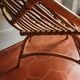 Large rattan armchair from the 70s