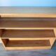 Bookshelf in light, raw solid oak from the 1950s.