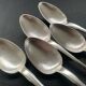 5 small spoons solid silver punch Russia Nicholas ll, weight 155grs