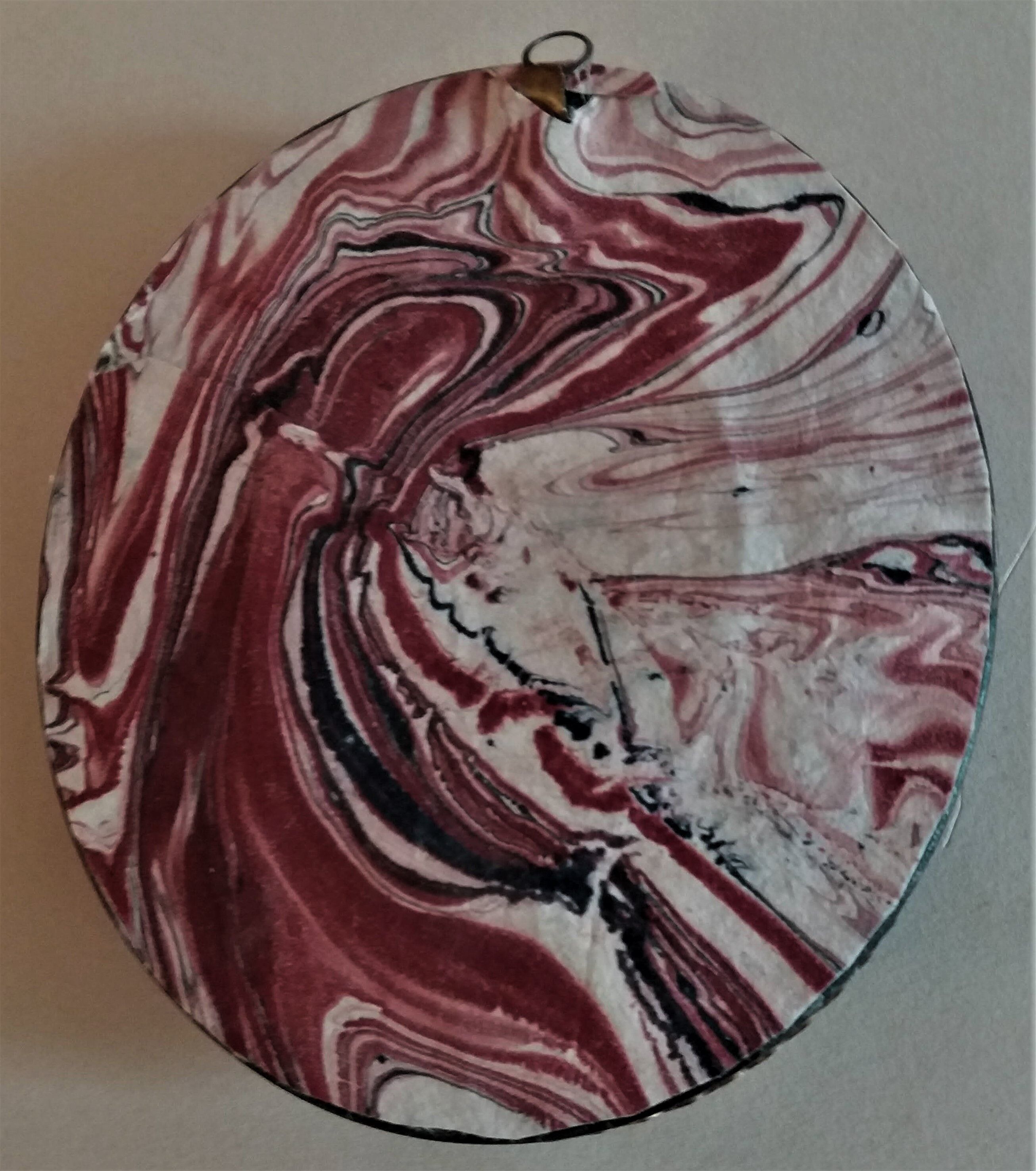 Cabinet of Curiosities medallion with scorpion odonturus dentatus