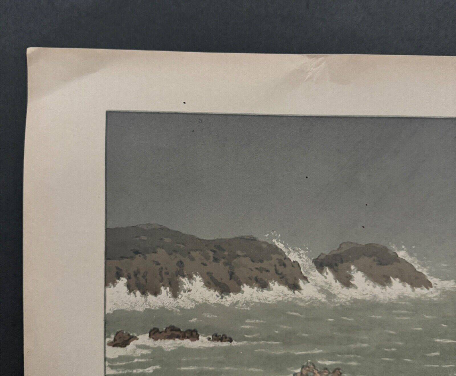 Lithograph by Henri Rivière La Tempête