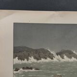 Lithograph by Henri Rivière La Tempête