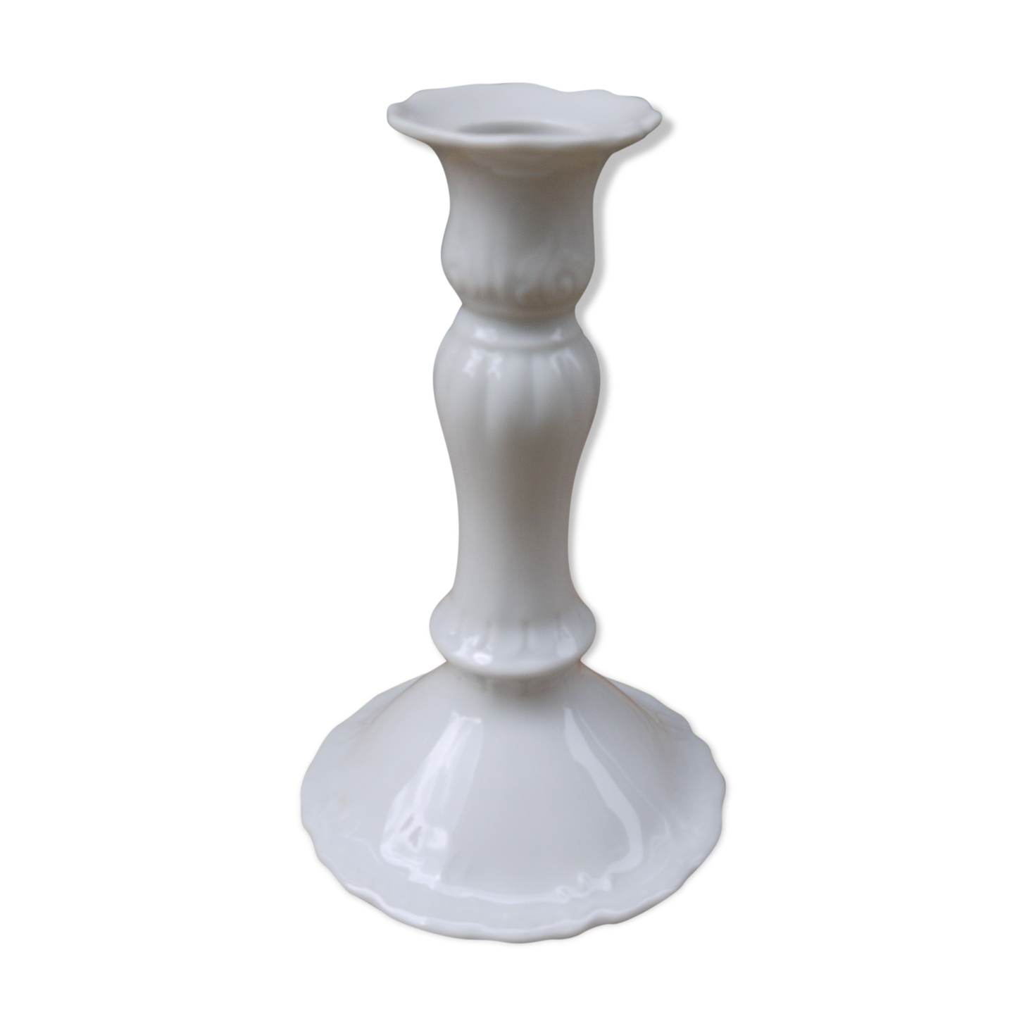 Limoges porcelain candlestick