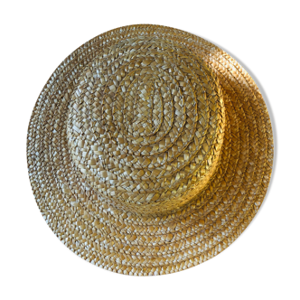 Braided straw hat