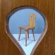 Vintage brutalist dining chairs set of 4 - 1960s