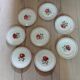 8 old Badonviller dessert plates