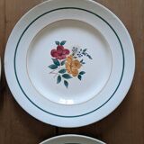 4 assiettes plates Mariette St Amand