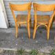 5 chaises bistrot Lutherma en bois