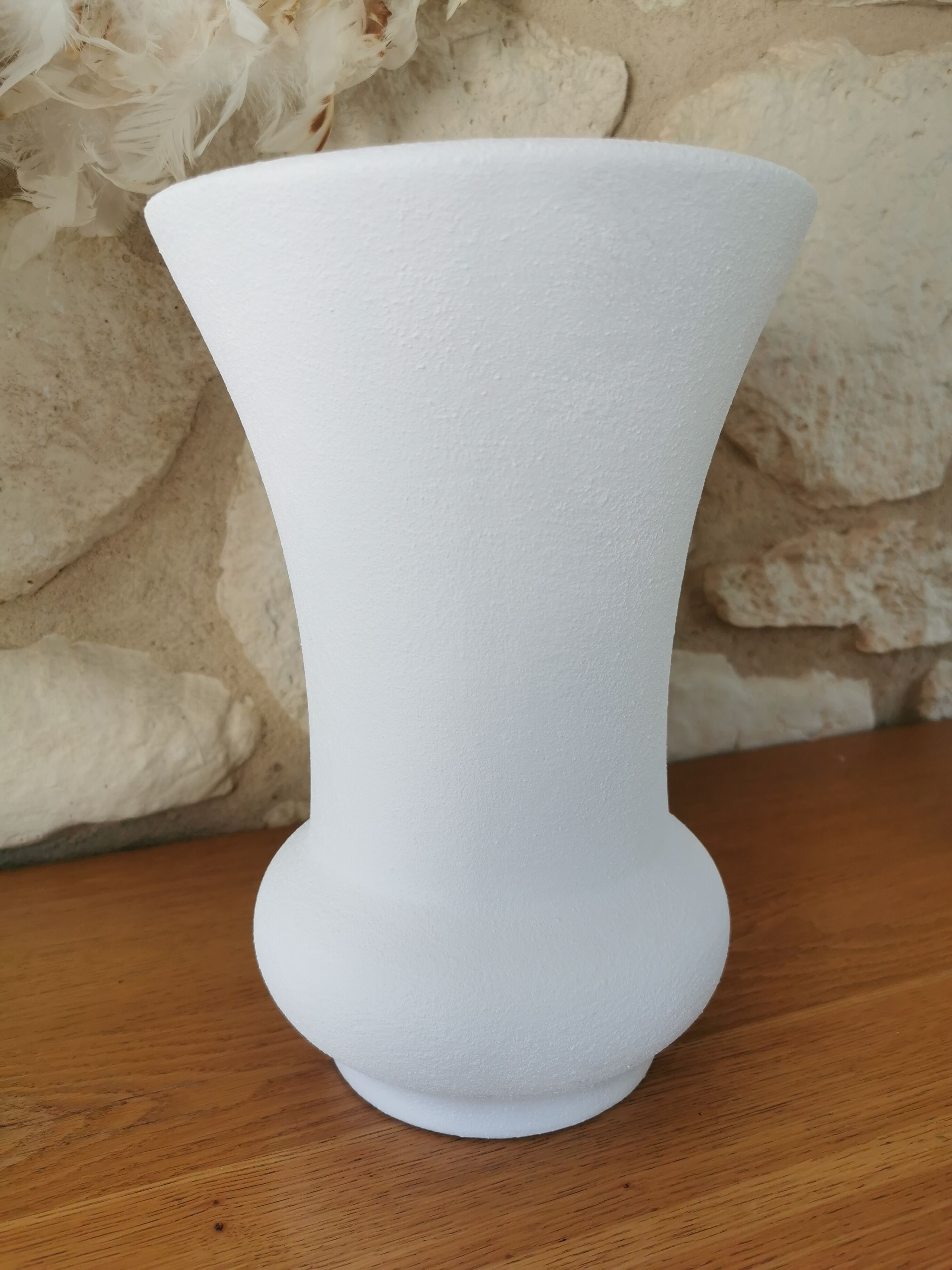 Vase blanc original