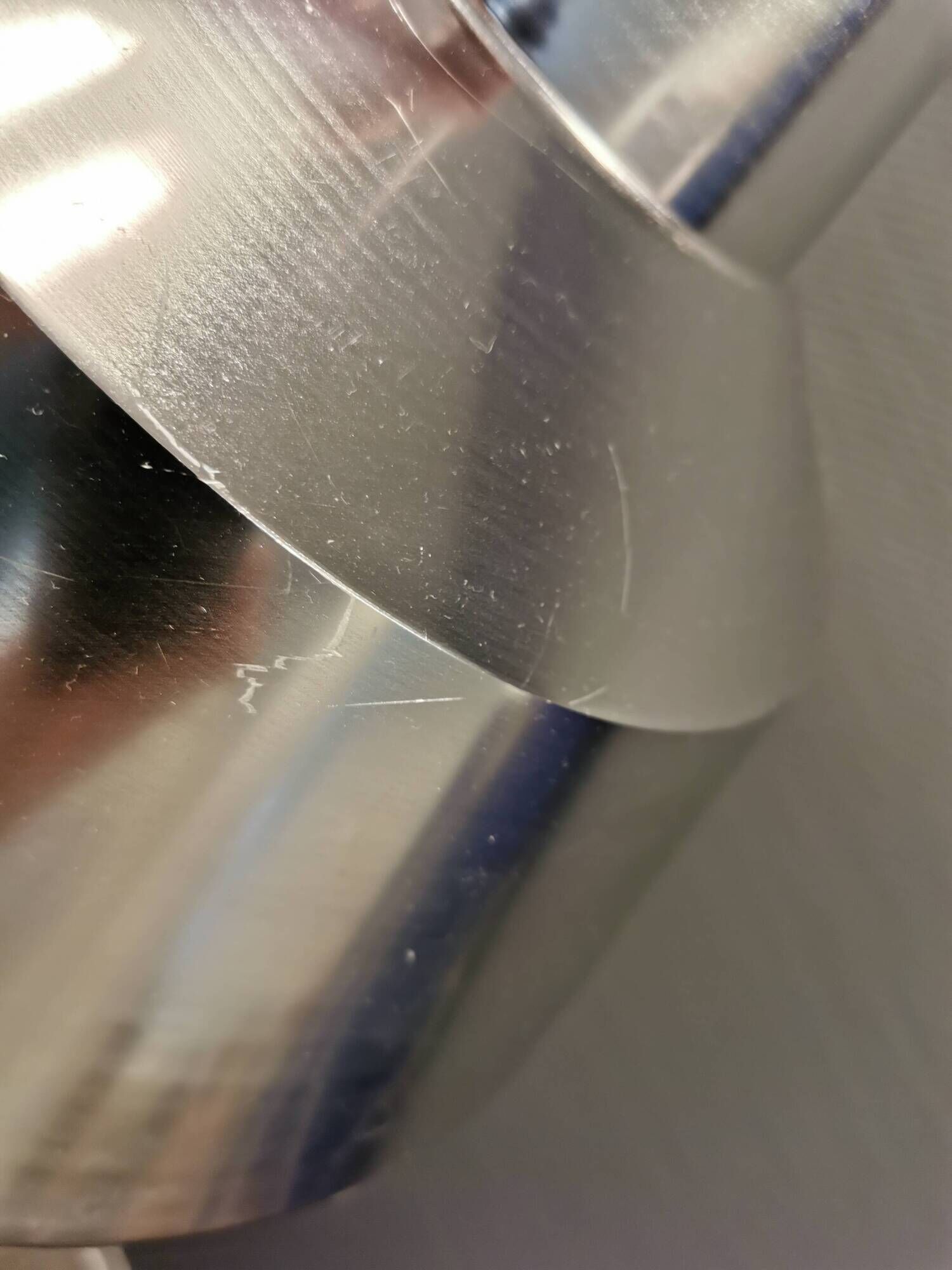 Workshop hanging lamp, from Asger BC light, in chrome/silver color (original color)