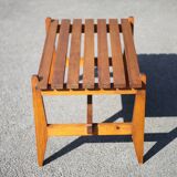Petit Banc ou table à lattes bois vintage style scandinave, banc bois, table basse bois,