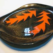 Vintage Dish • Pocket tray • Ceramic • Vallauris • In the style of Gilbert Valentin • 1950-1960