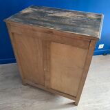 Meuble de métier ancien patiné