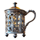 Silver-plated mustard pot from Cristofle France - mustard pot