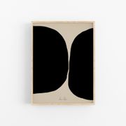 Framed abstract giclee art print 50x70cm