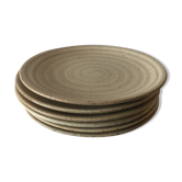 Assiettes grès Niderviller