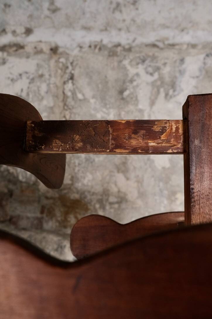 Oak coat rack, France, early 20th century