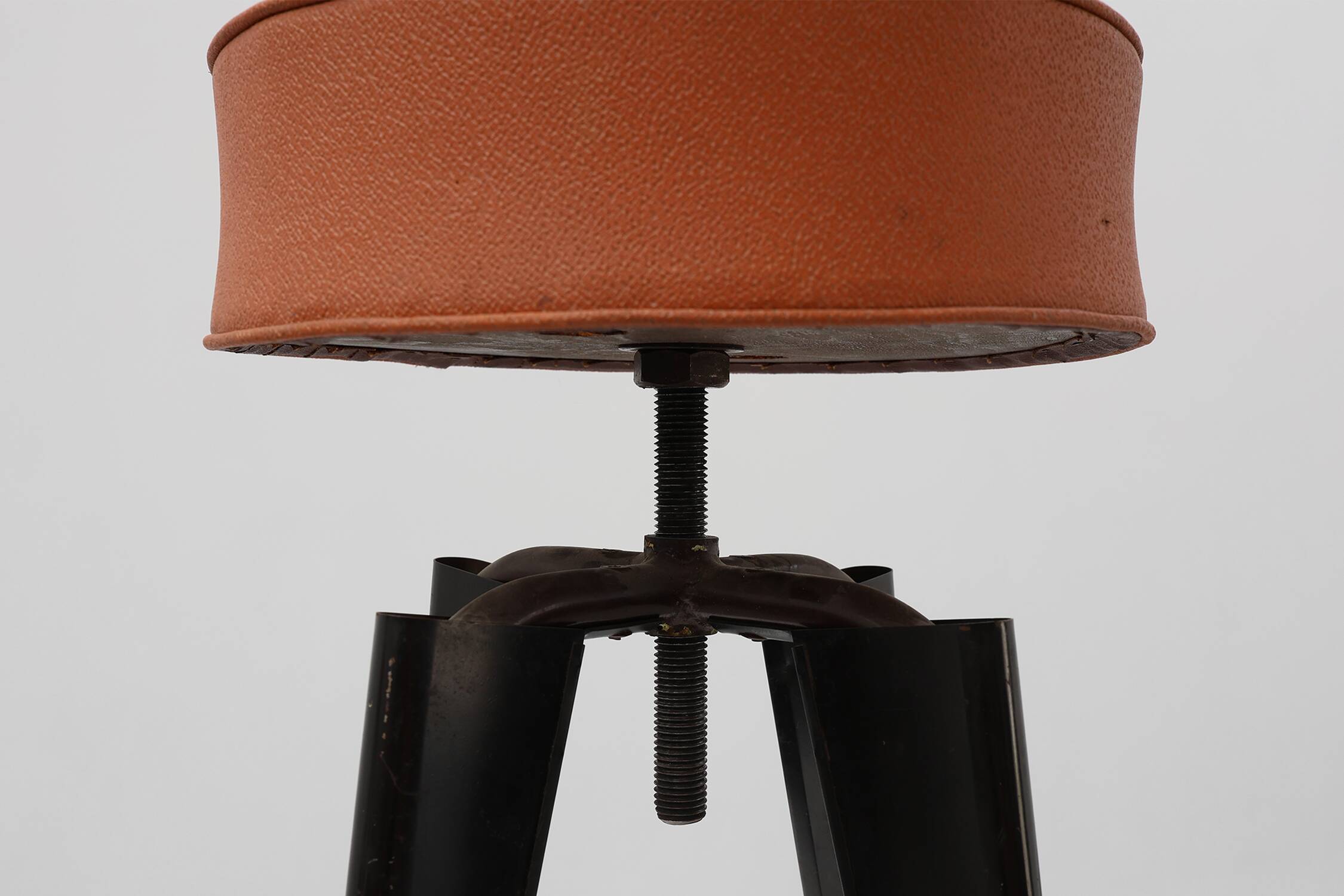 Iconic Clemenceau stool by André Domin and Marcel Genevière, France  1957