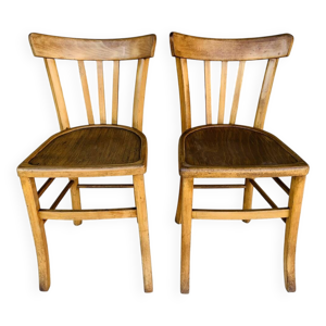 Paire de chaises bistrot