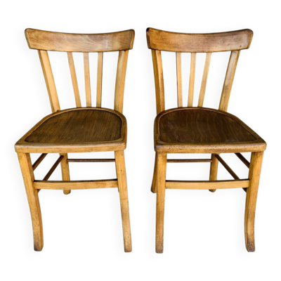 Paire de chaises bistrot par Luterma, circa 50-60