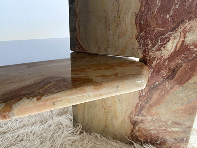 Table basse marbre onyx