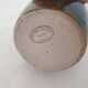 Small blue ceramic pitcher Signed Poterie de Nault