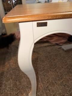 Louis XV style solid oak table for 8 people - Robin Hood