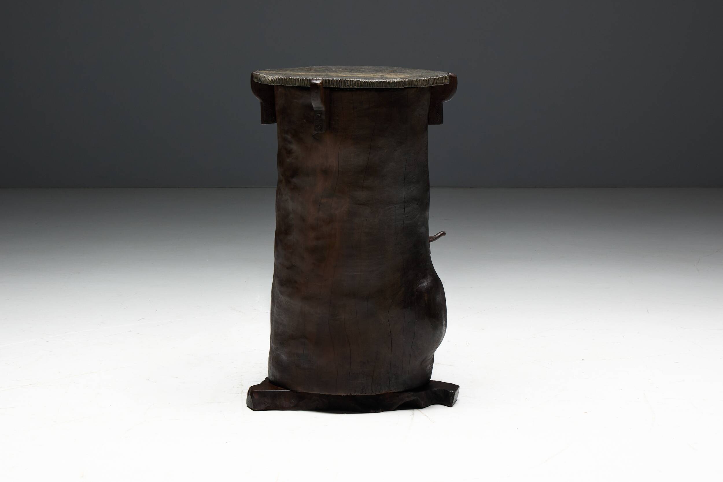 Vernacular rustic side table, France, 19th century