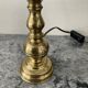 Pair of vintage brass lamps from the 70s.