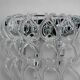 Pair of Art Deco Half-Moon Wall Lights/Hot Water Bottles in Glass & Metal Links