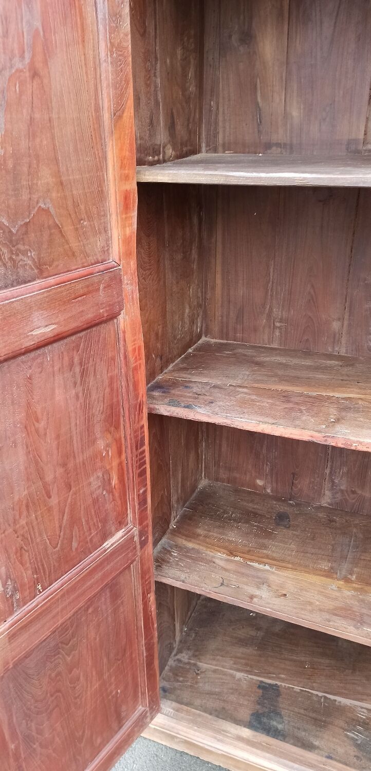 Old wooden wardrobe