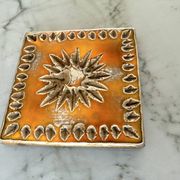 Decorative ceramic tile 1950/1960 by Périgordine pottery