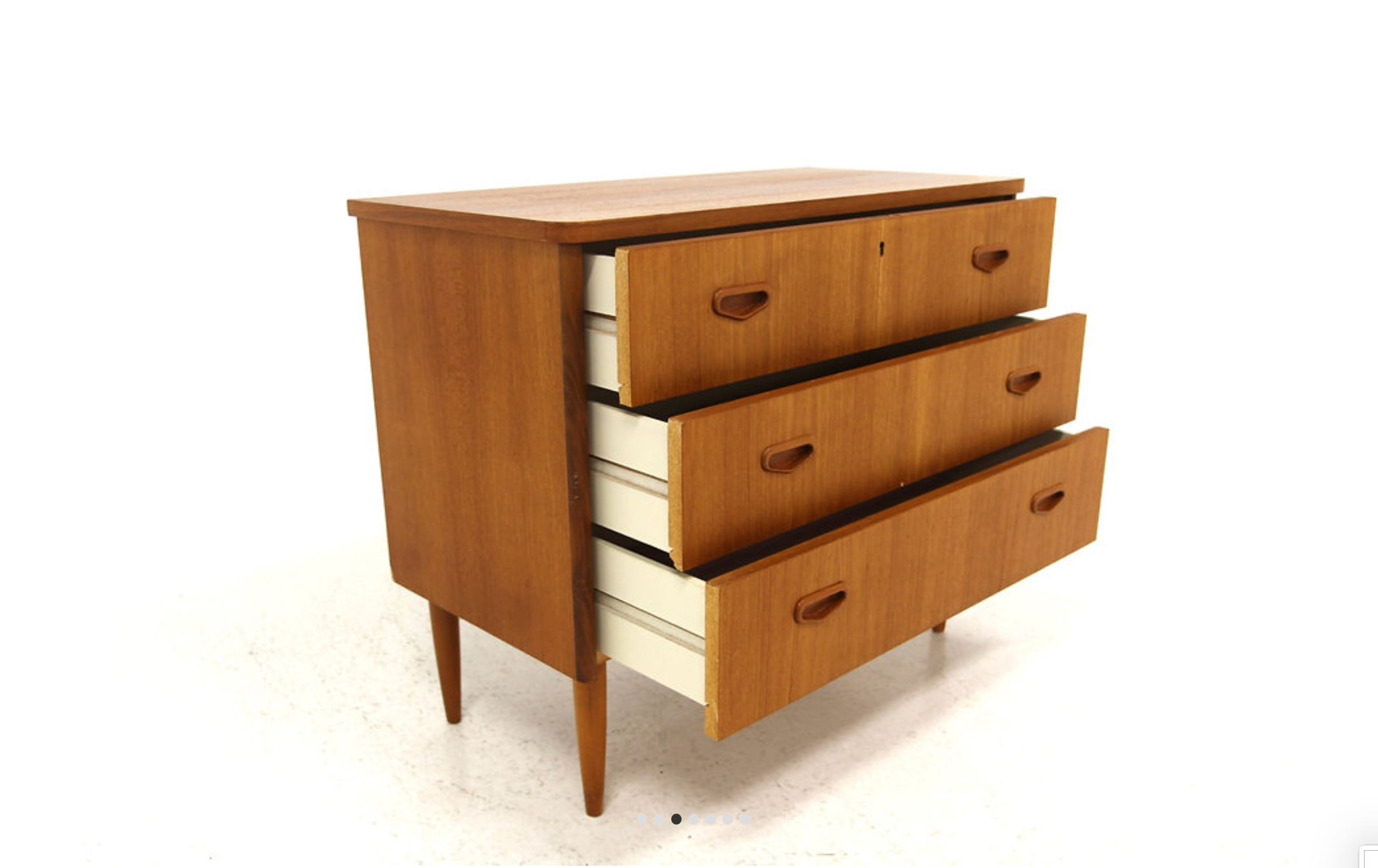 Commode scandinave en teck, Suède, 1960