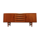 Enfilade en teck par Ib Kofod Larsen pour Faarup Danemark 1950s